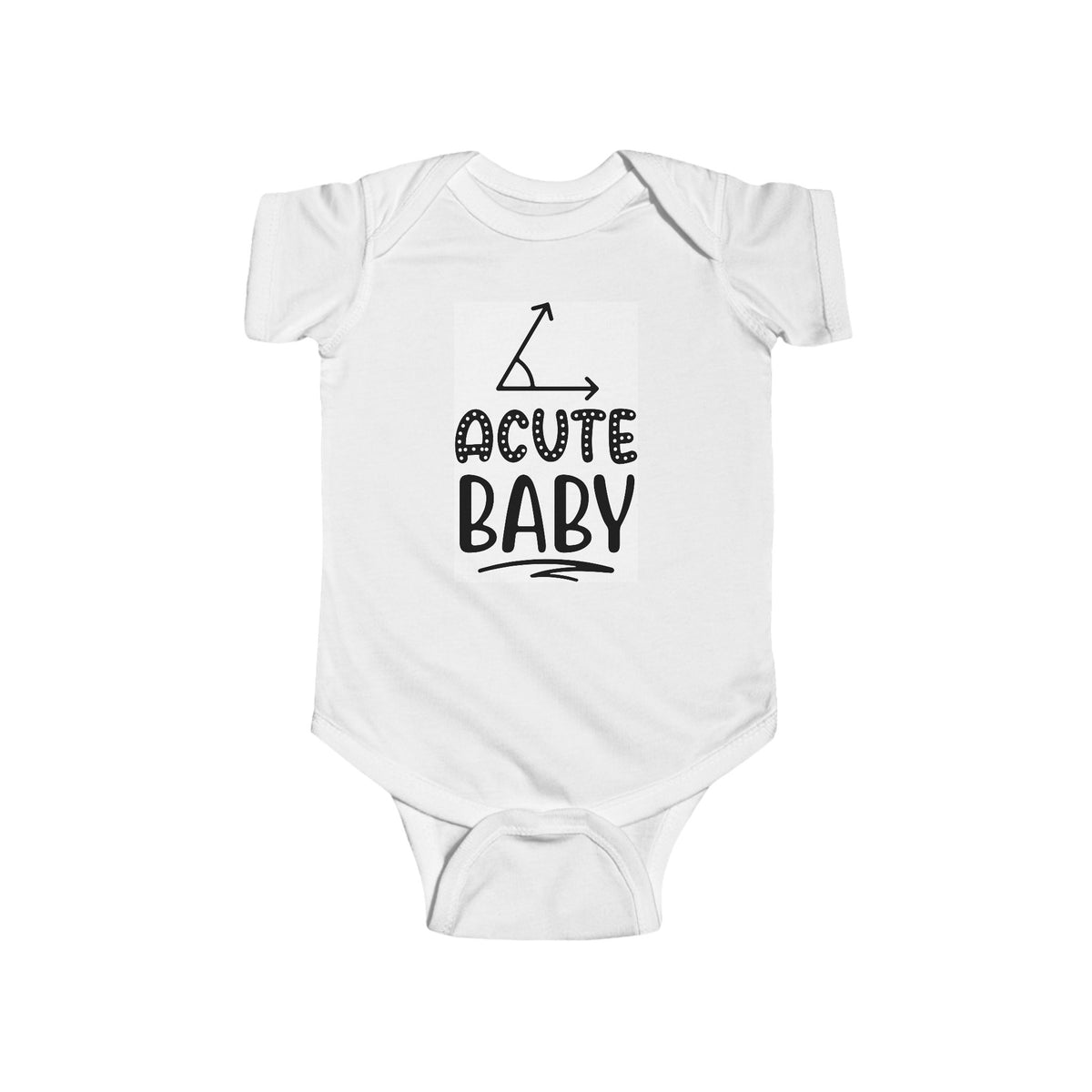 Acute Baby Infant Bodysuit – Cute Math Arrow Graphic