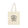 Tote Bag — "Fearfully and Wonderfully Made" Psalm 139:14 Canvas Tote