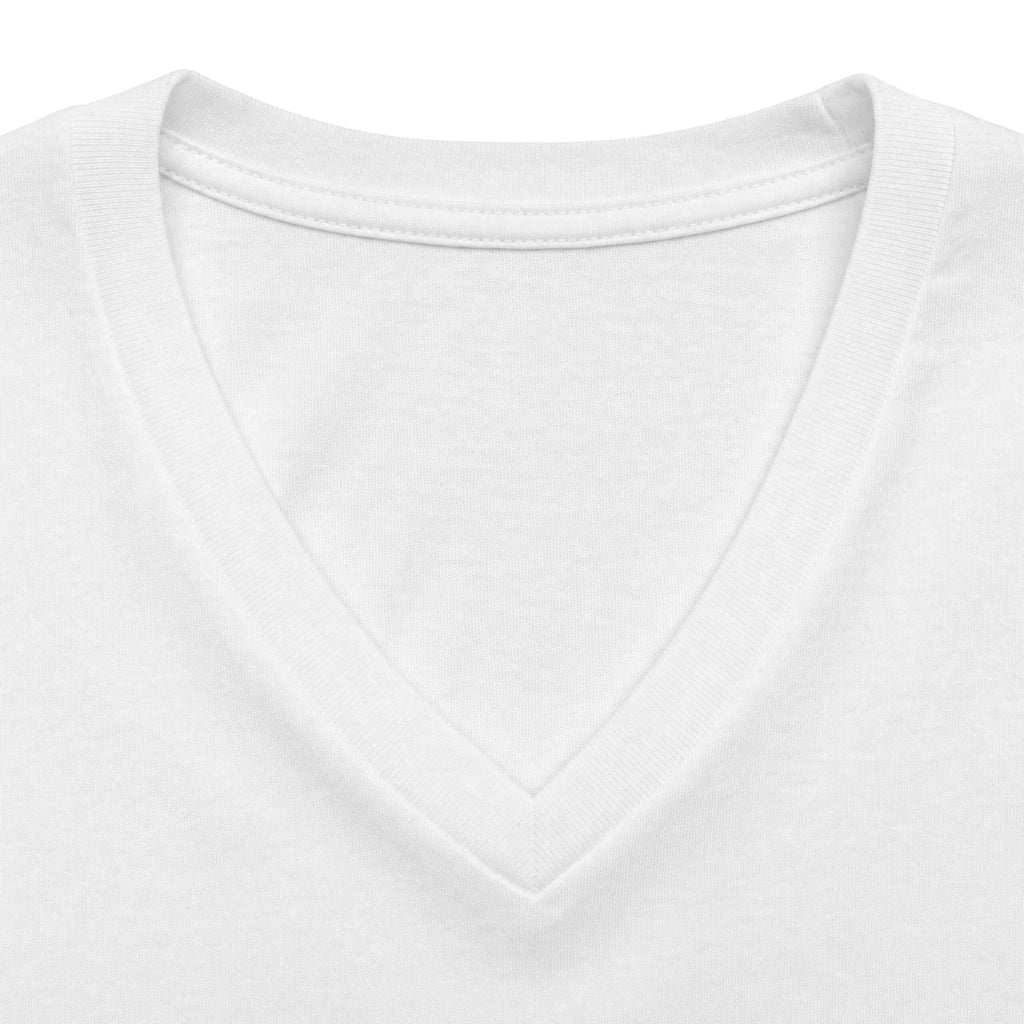 Booked, Busy and Unbothered V-Neck Tee — Funny Women's Book Lover Shirt