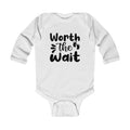 Worth the Wait Infant Bodysuit — Cute Newborn Announcement Onesie