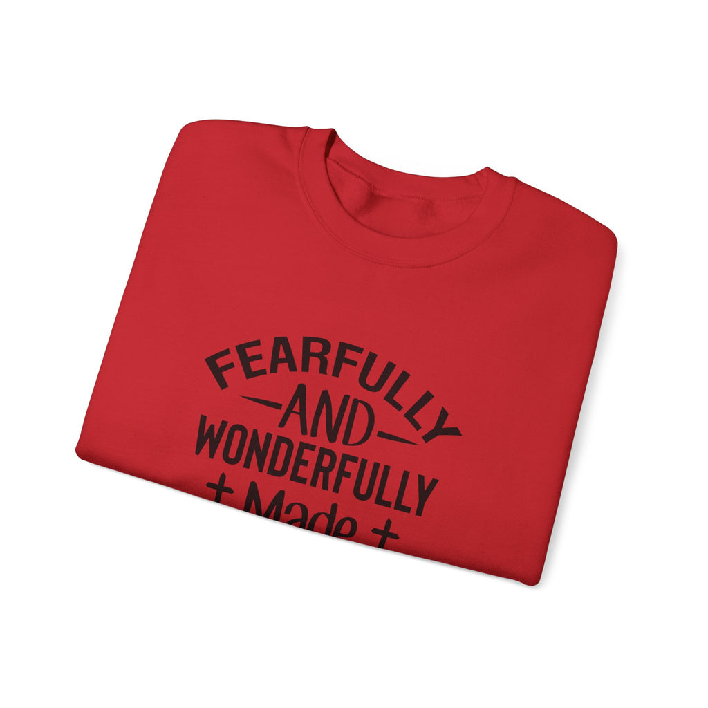 Faith Crewneck Sweatshirt — “Fearfully and Wonderfully Made” Psalm 139:14