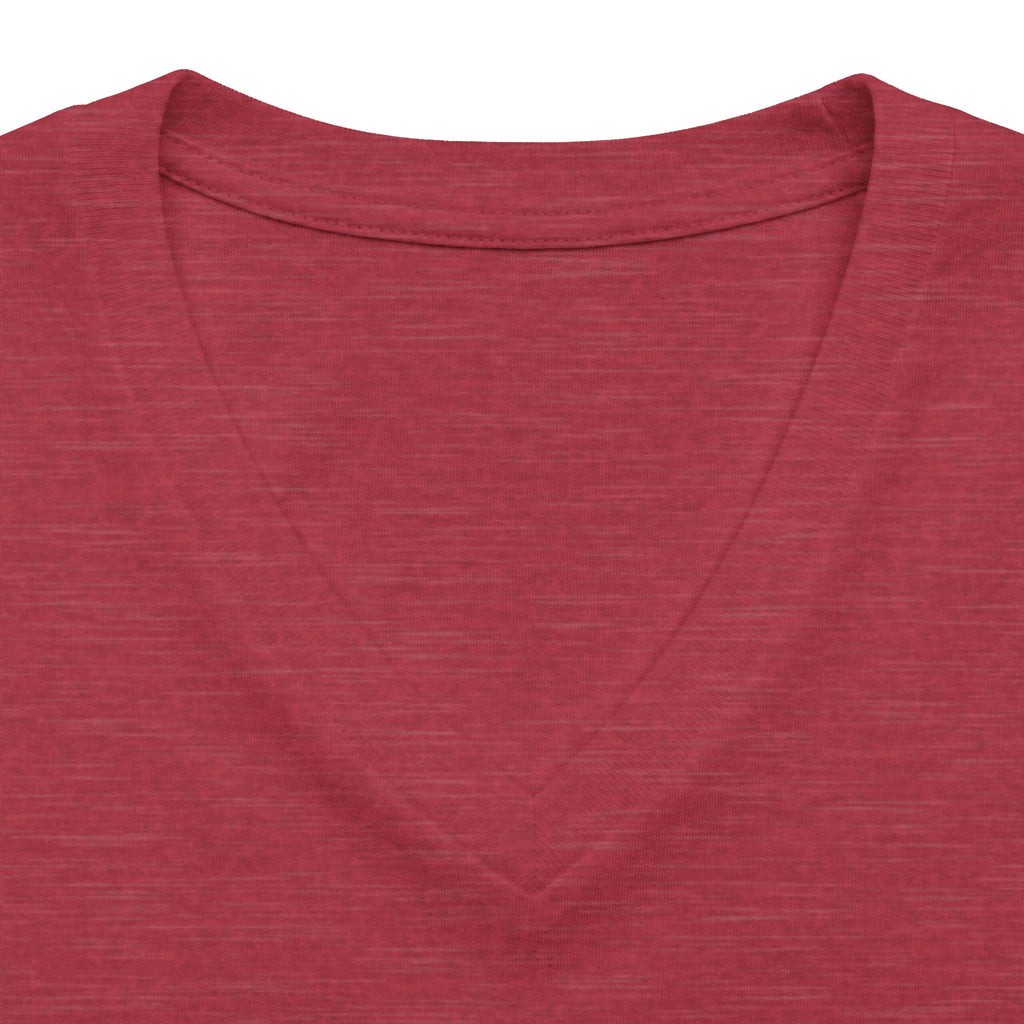 Booked, Busy and Unbothered V-Neck Tee — Funny Women's Book Lover Shirt