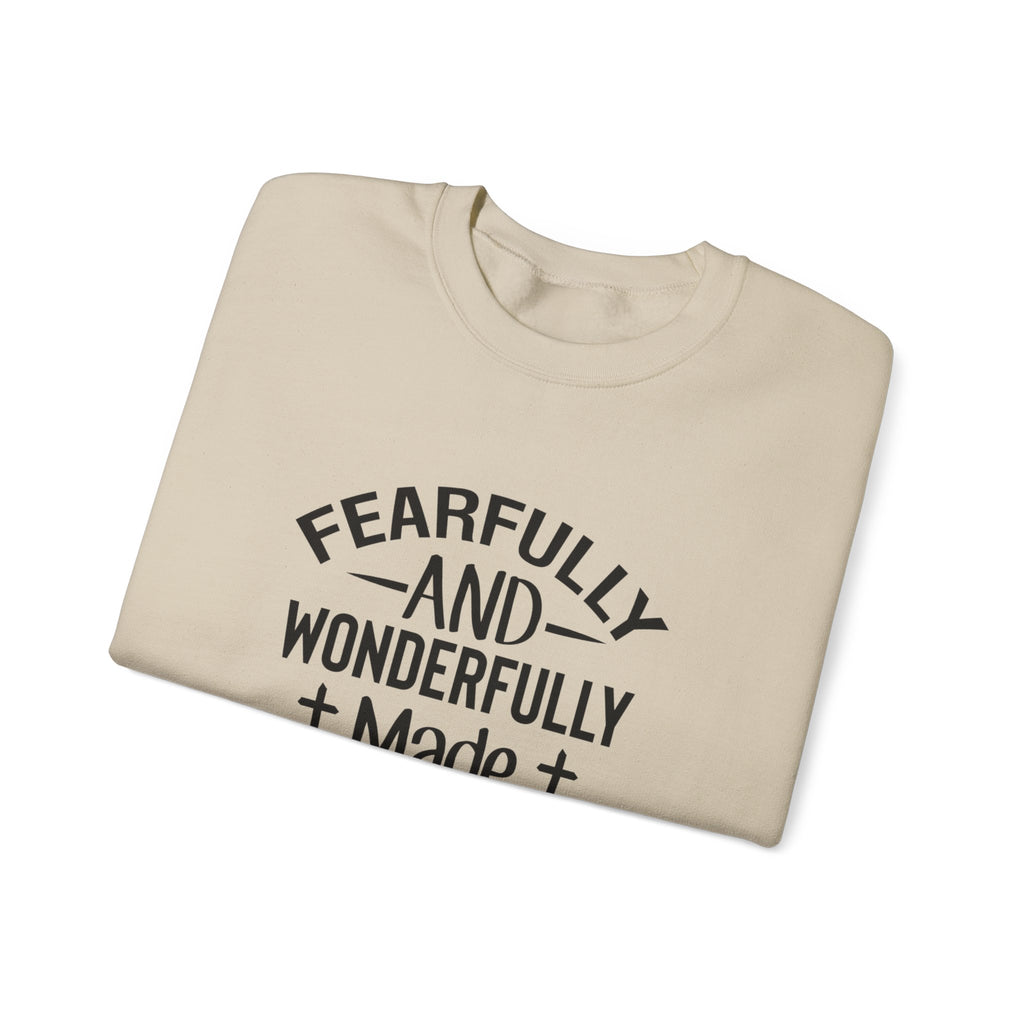 Faith Crewneck Sweatshirt — “Fearfully and Wonderfully Made” Psalm 139:14