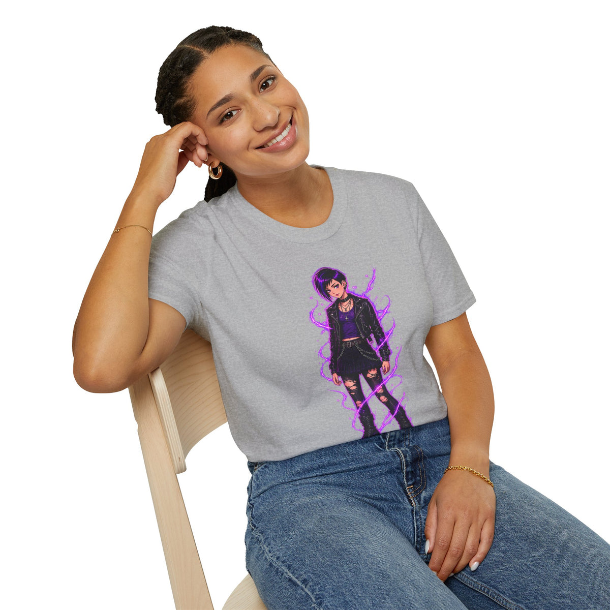 Sparked ~ AALIYAH - STATIC TEE