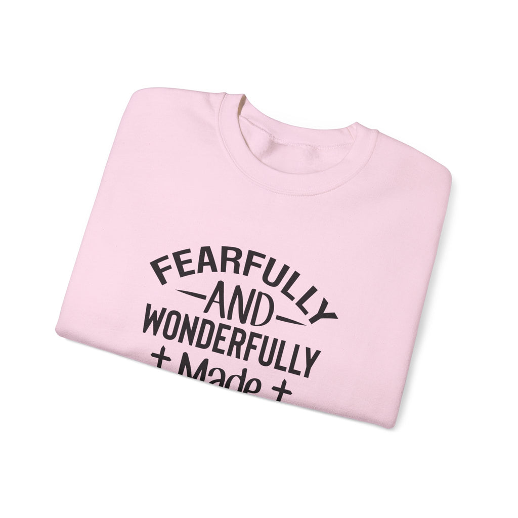 Faith Crewneck Sweatshirt — “Fearfully and Wonderfully Made” Psalm 139:14