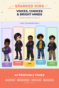 Sparked Kids Inclusive Autism & ADHD Learning Workbook | Printable Sensory & Communication Activities for Kids
